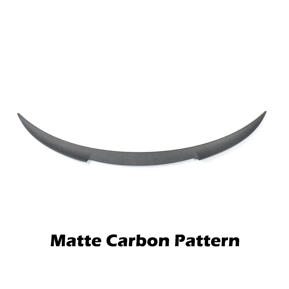 BEVO Rear Spoiler Wings for 2020-2024 Tesla Model Y Rear Trunk ABS Spoiler Lip Tail Wing Trunk Lid Accessories Carbon Fiber image 3