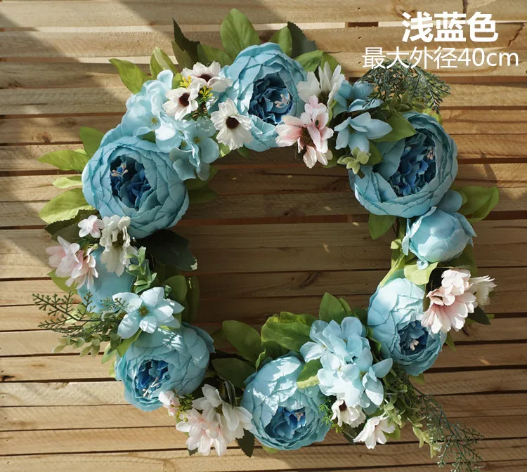 

Door Wreath Large Garland Artificial Flower Wreath Wall Hanging Door Decoration Home Decoration Farmhouse Decor