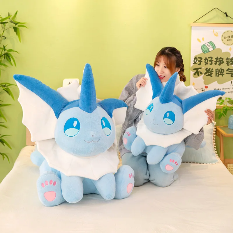 30-80-センチメートルポケモンバポリオンぬいぐるみ大型漫画ぬいぐるみかわいいイーブイアニメポケモン枕人形ぬいぐるみギフト子供のためのクリスマス