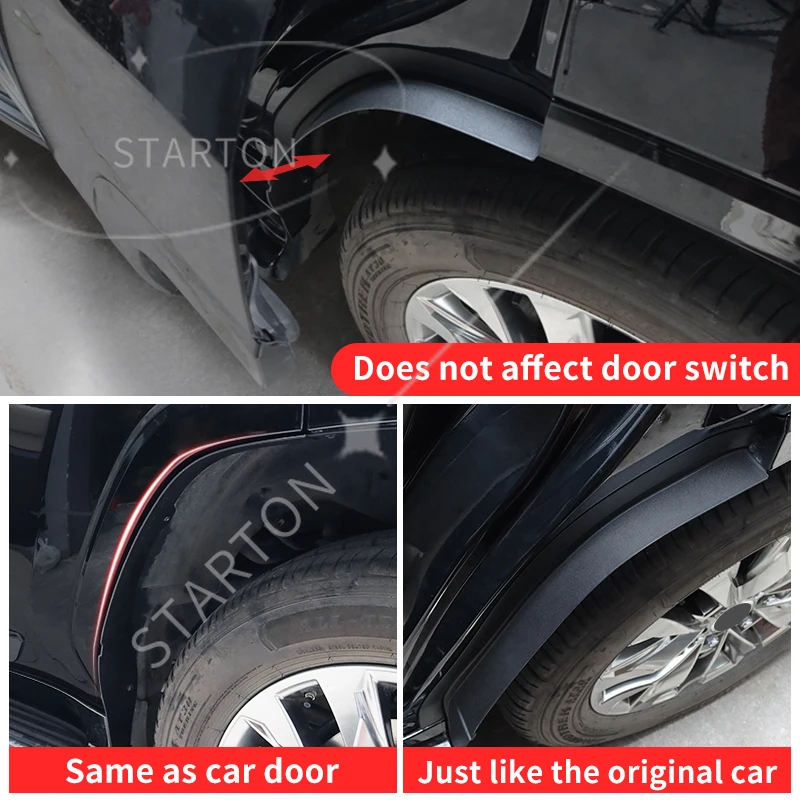 For Toyota Lexus LX600 LX500d LX700 2021-2026 Rear Mud Flaps Splash Guards Protection 2 Pcs Accessories