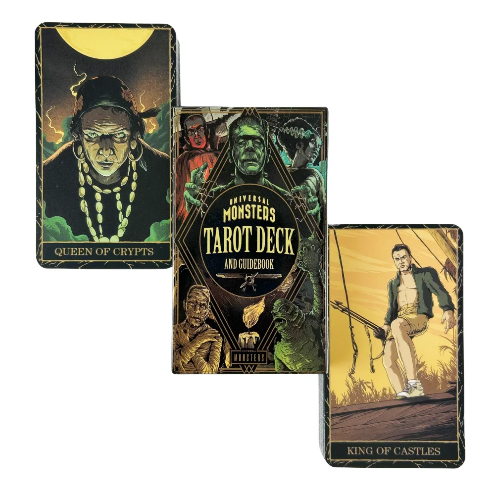 Universal Monsters Tarot Cards A 78 Deck Oracle English Visions Divination Edition Borad Playing Games