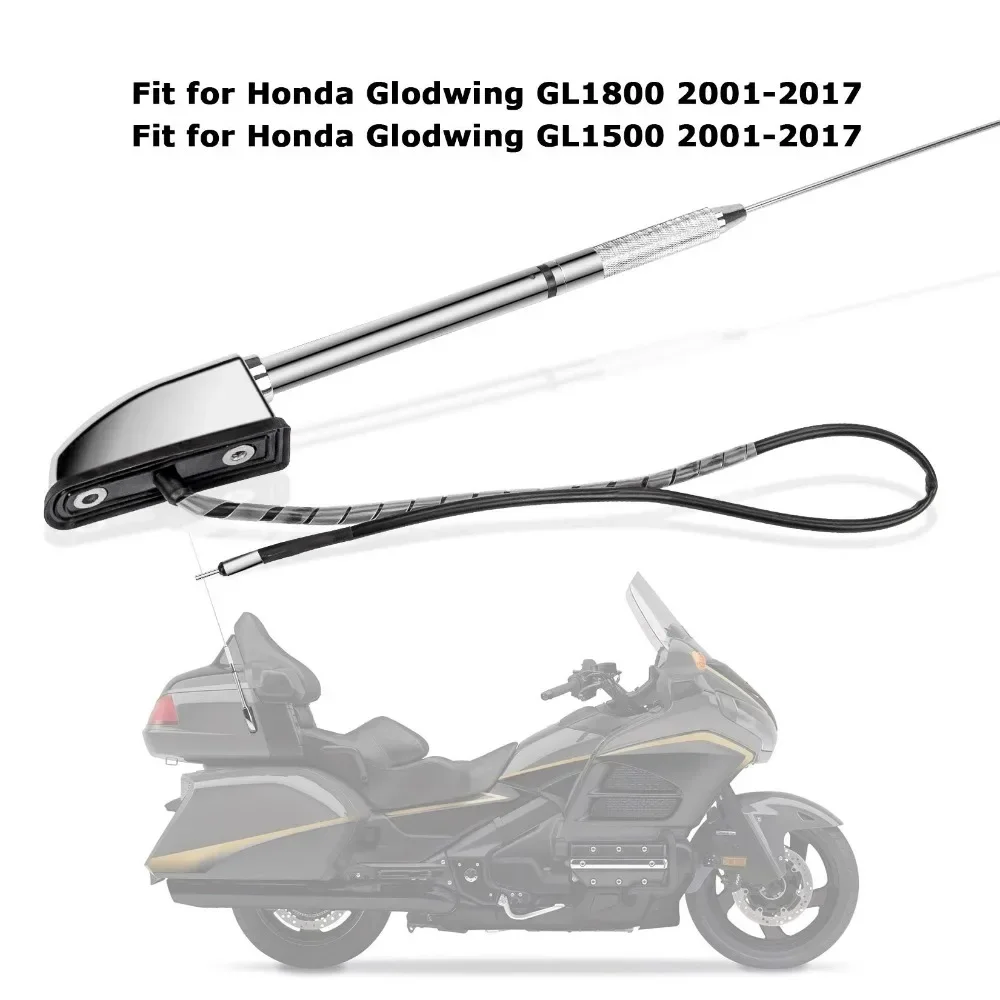 Motorcycle Antenna Base Kit for Honda Goldwing 1800 GL1800 Goldwing 1500 GL1500 2001-2017 Accessories