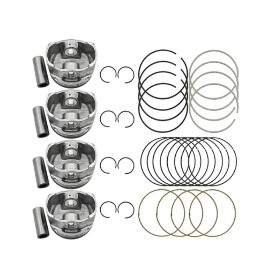 مكبس المحرك القياسي والدبوس وحلقة المفاجئة مناسبة لتويوتا ماتريكس كورولا كامري سولارا RAV4 لـ Scion xB tC 2.4L 20072013 9761