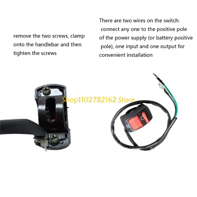 

547B Motorcycle Switches Quick System Waterproof Structure Bike Safety Switches