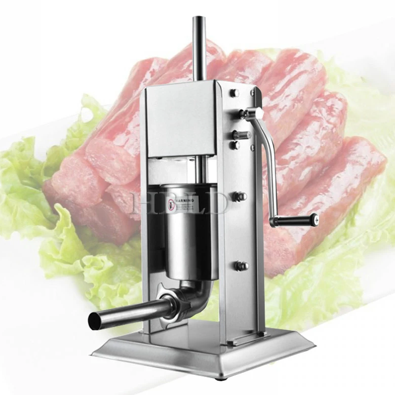 Restaurant Meat Shops Use Commercial Sausage Filling Machines, Small Vertical Manual Ham Forming Machines