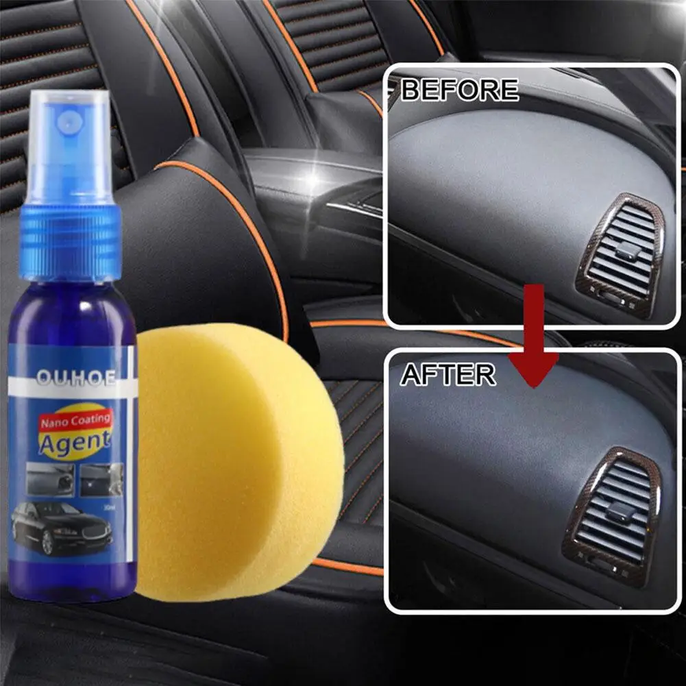 

30/100ml Automotive Plastic Repair Coating Agent Automotive Auto Accessories Renovate Cleaning Artifact Repair V8L6