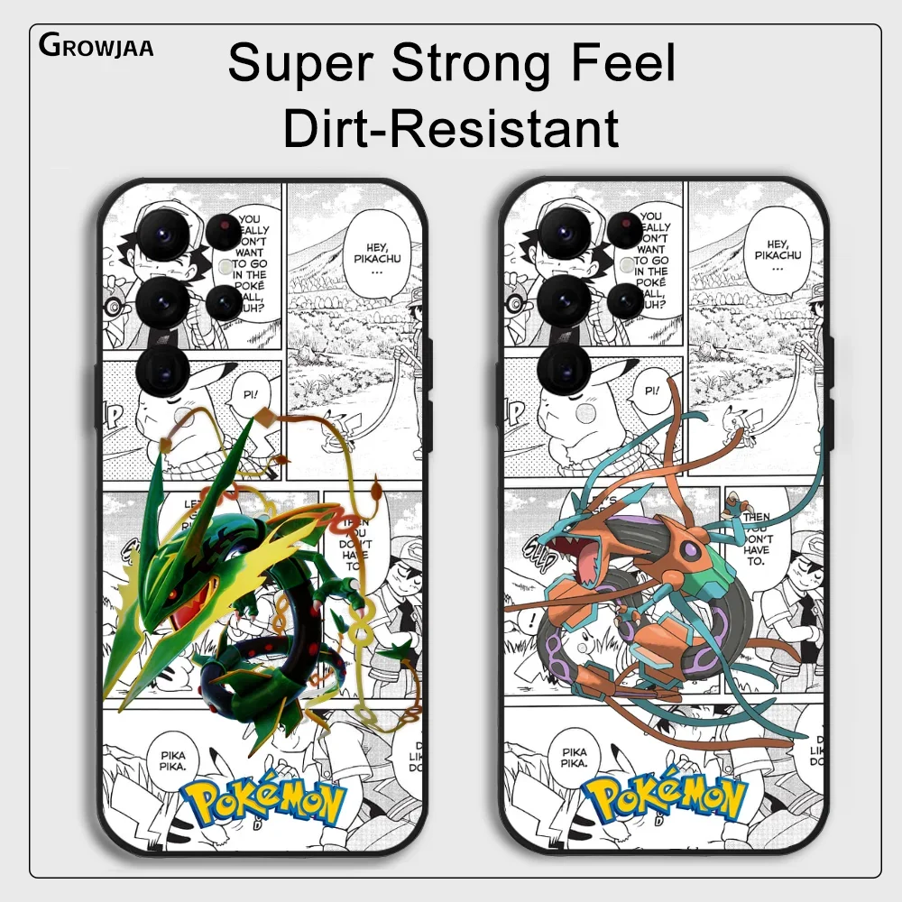 Etui na telefon Funny Cartoon Rayquaza do Samsung Galaxy S24 Ultra S22 S23 Ultra S21 S20 5G Protective Silicone TPU Funda