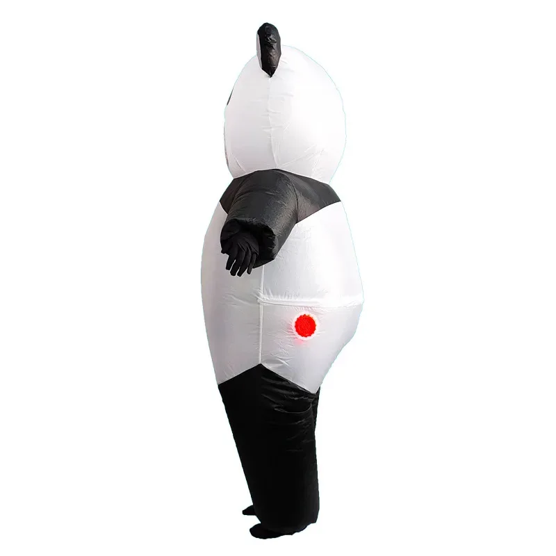 Disfraz inflable de Panda para niños y adultos de Halloween, fiesta de Halloween, ropa de Cosplay de animales de dibujos animados divertidos, vestido para actuación en escenario