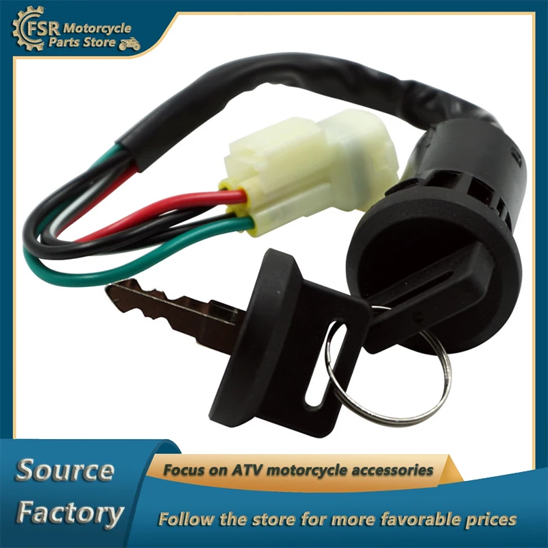 

Ignition Key Switch for Arctic Cat 150 Utility 2x4 2009-2018 3305-756 3303-423 3301-151 2004-2005 50 2002-2005 90