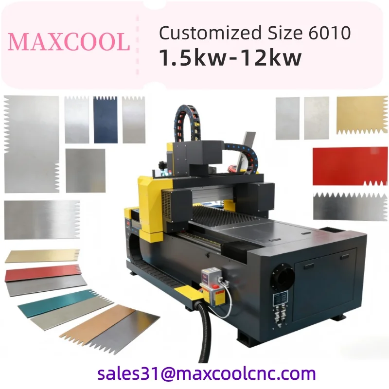 MAX Raycus 3000w 1500w Fiber Laser Metal Cutting Machine Continuous Laser Cypcut Control SS Carbon Steel Cutter Engraver Price