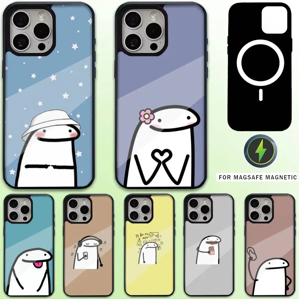 

C-Celular Flork Phone Case For iPhone17,16,15,14,13,12,11 Plus,Pro Max Magnetic For Magsafe Wireless Charging