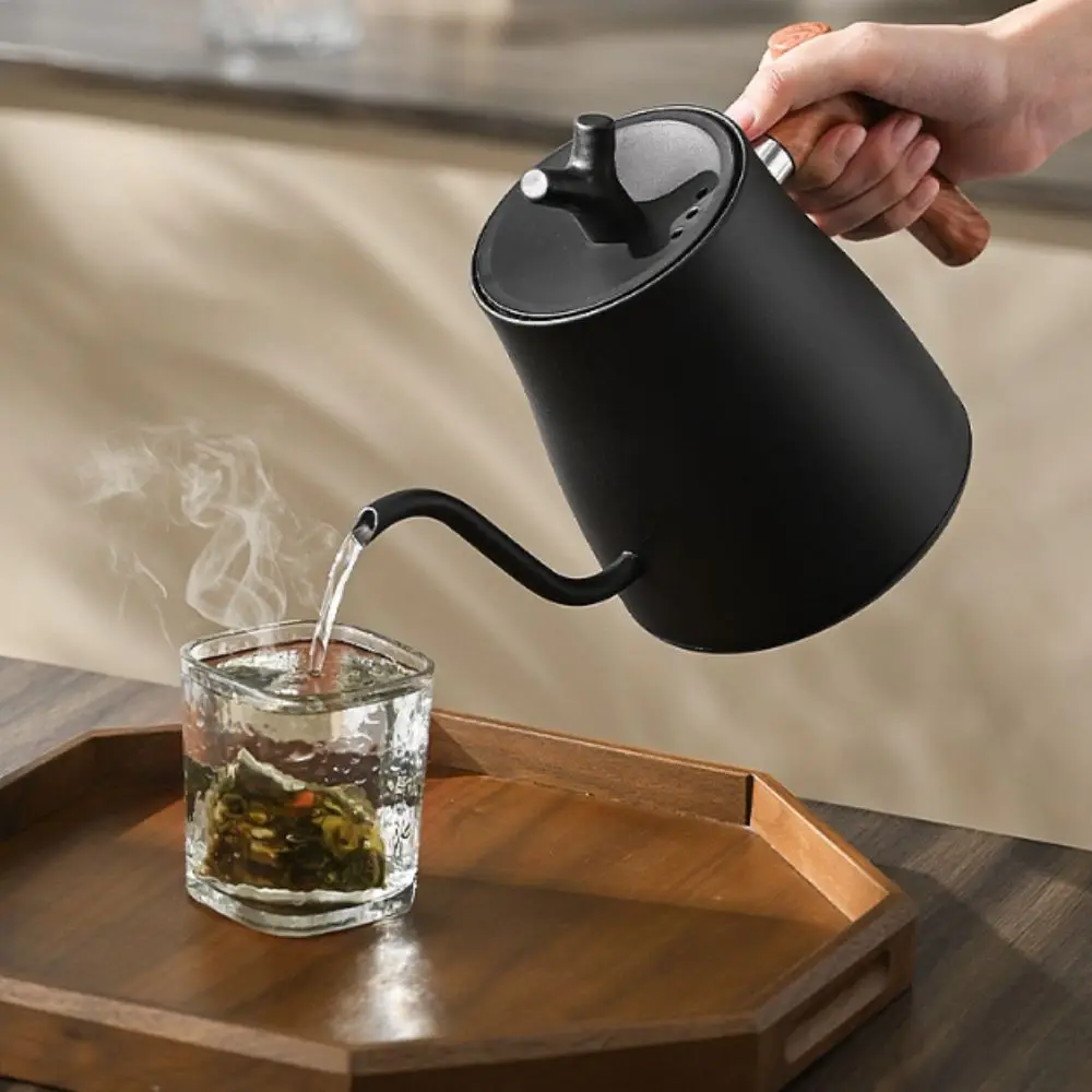 1000ML Gooseneck Electric Kettle Smart Temperature Control Automatic Power Shut-off Heating Water Pot Fast Boil