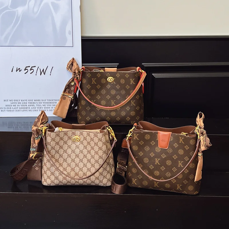 

Винтажная женская сумка через плечо 2025 года, многосторонняя сумка через плечо из натуральной кожи в стиле ретро, противоугонная сумка большой вместимости