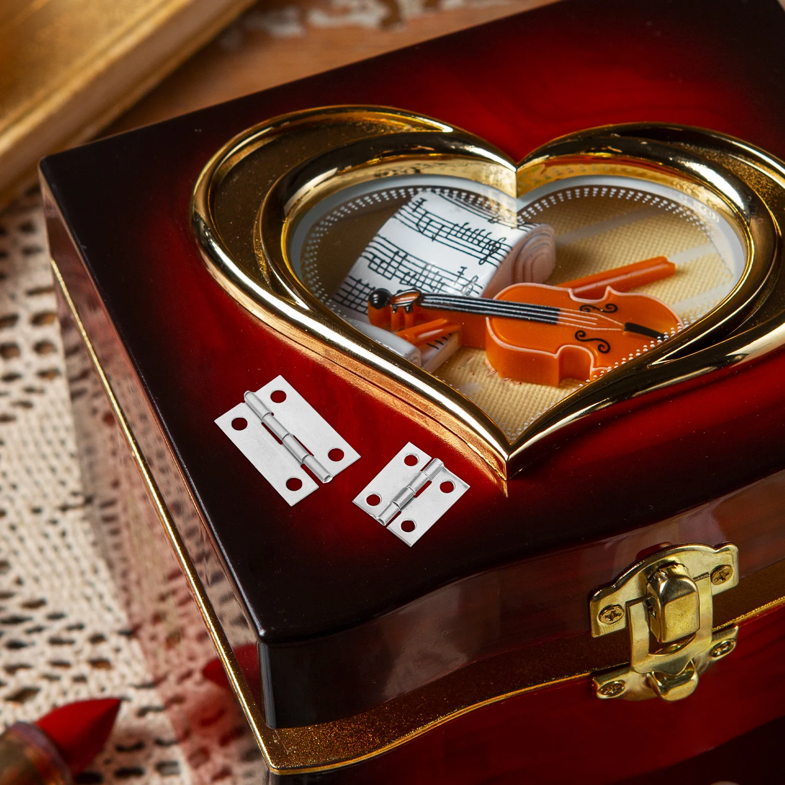 

60 шт. петли, маленькая шкатулка для драгоценностей, фурнитура, железный шкаф, шкатулка для драгоценностей, петли, подъемные винты, портативное решение для хранения