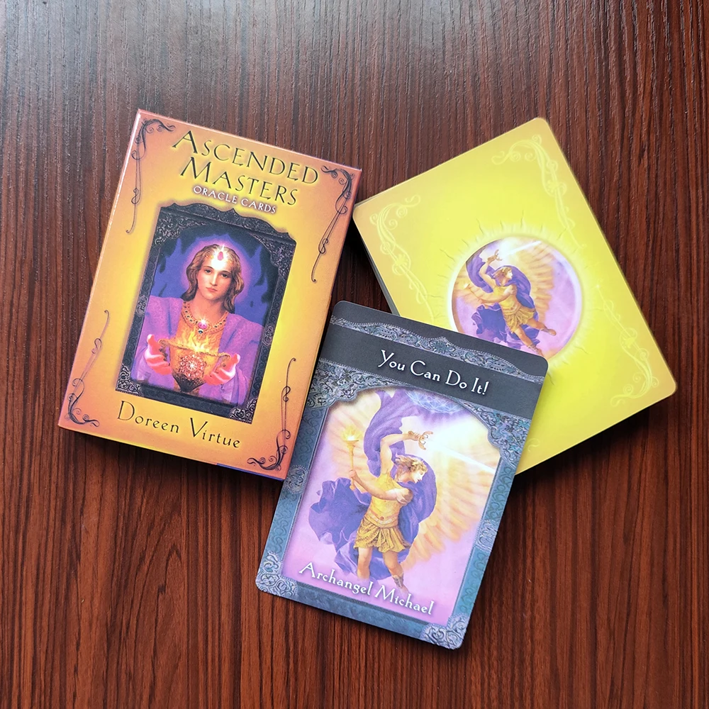 High-quality Ascended Masters Oracle Cards Decks Keywords with Meaning on the Cards Tips Angels Prophet Prophecy Divination