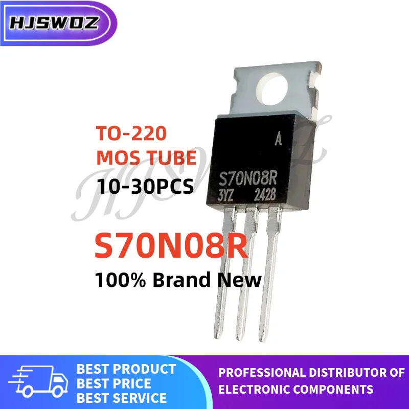 Image of 10 ~ 30 Stücke Marke Neue S70N08R S70N08 70N08R TO-220 MOSFET Feldeffekttransistor Auf Lager