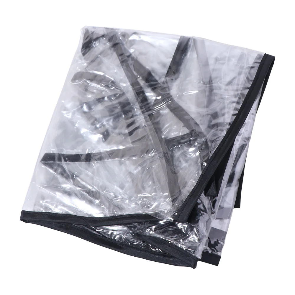 Transparent Baby Stroller Rain Cover Travel Outdoor Baby Pram Rain Cover Waterproof Windproof Pushchair Raincoat view 2