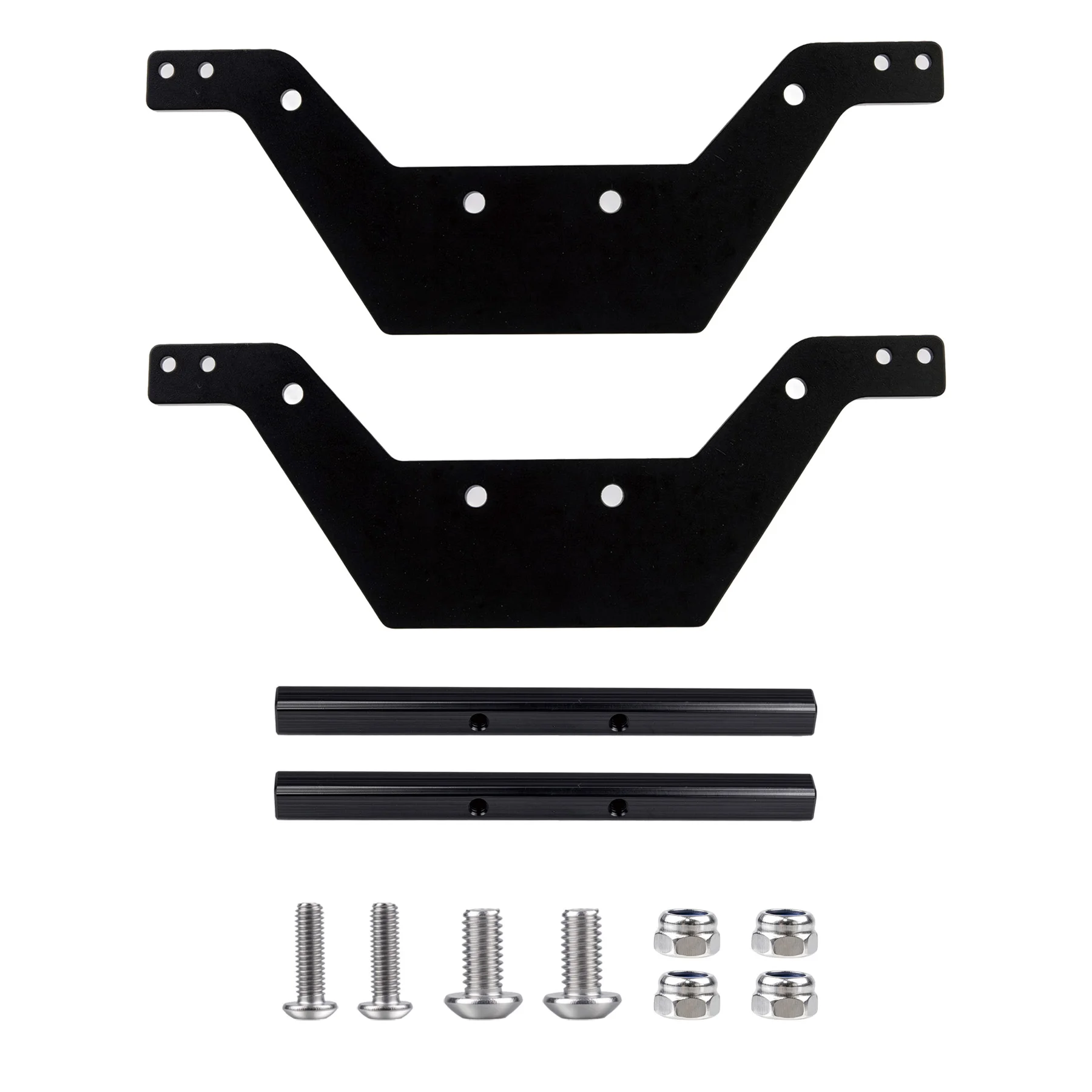 Aluminum Alloy 35mm Extended Wheelbase Wide Plate Kit for Tamiya Bullhead Clodbuster Chassis Parts Upgrade