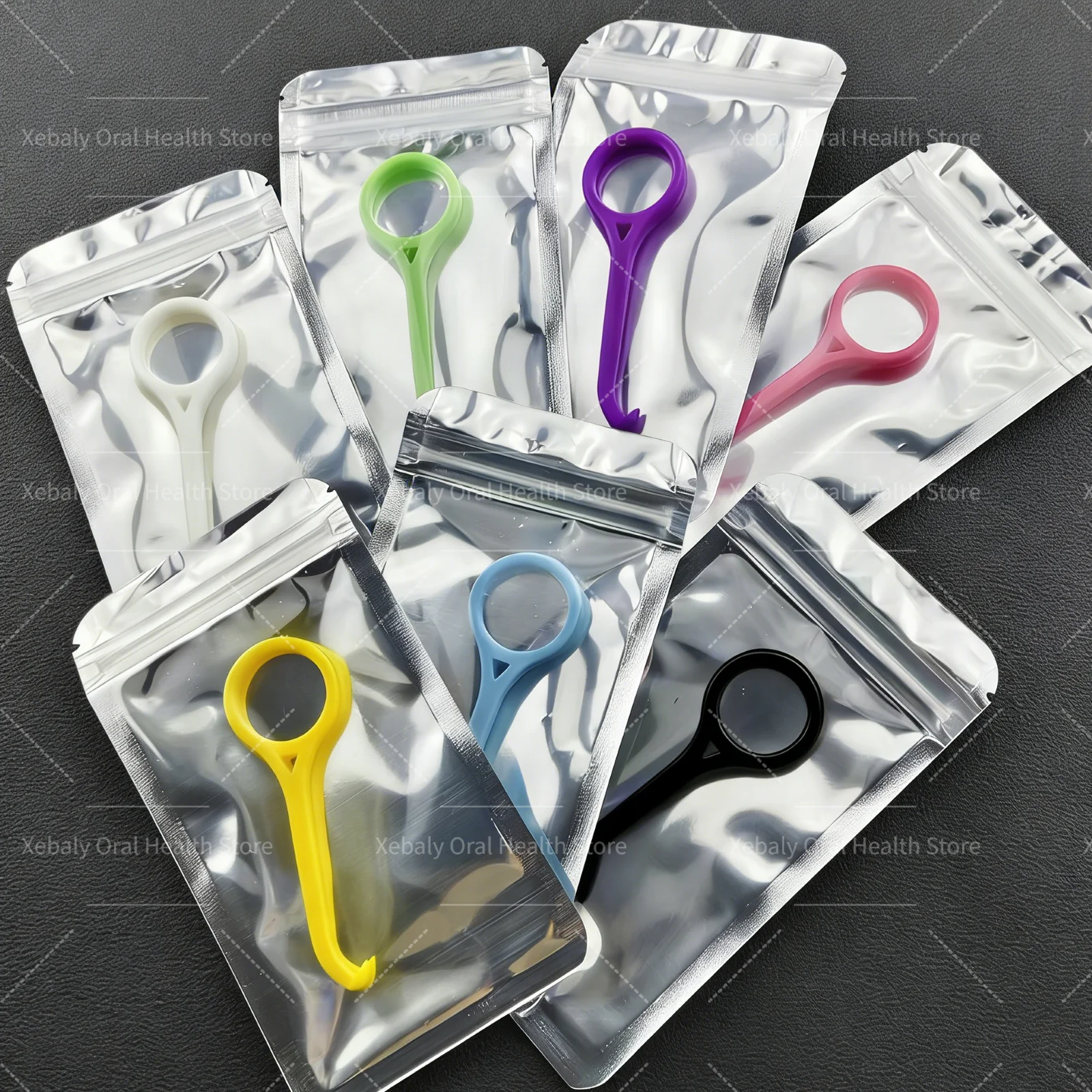 200pcs Dental Plastic Removal Hook Invisible Removable Braces Extractor Orthodontic Remove Aligner Clear Aligner for Oral Care