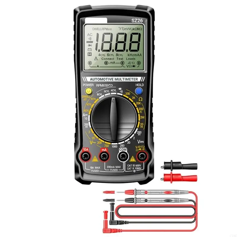 ABS Multimeter Car Circuit Multimeter لتحليل دائرة السيارات الدقيقة للفنيين والهندسة المهنية