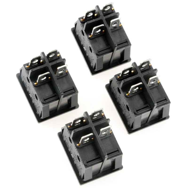 5pcs KCD4 Rocker Switch On Off 6 Pin With 16A 250V 220V T85 20A Small 6Pin 4Pin Light For 2 Position 220 230V Lamp 10A Rocket