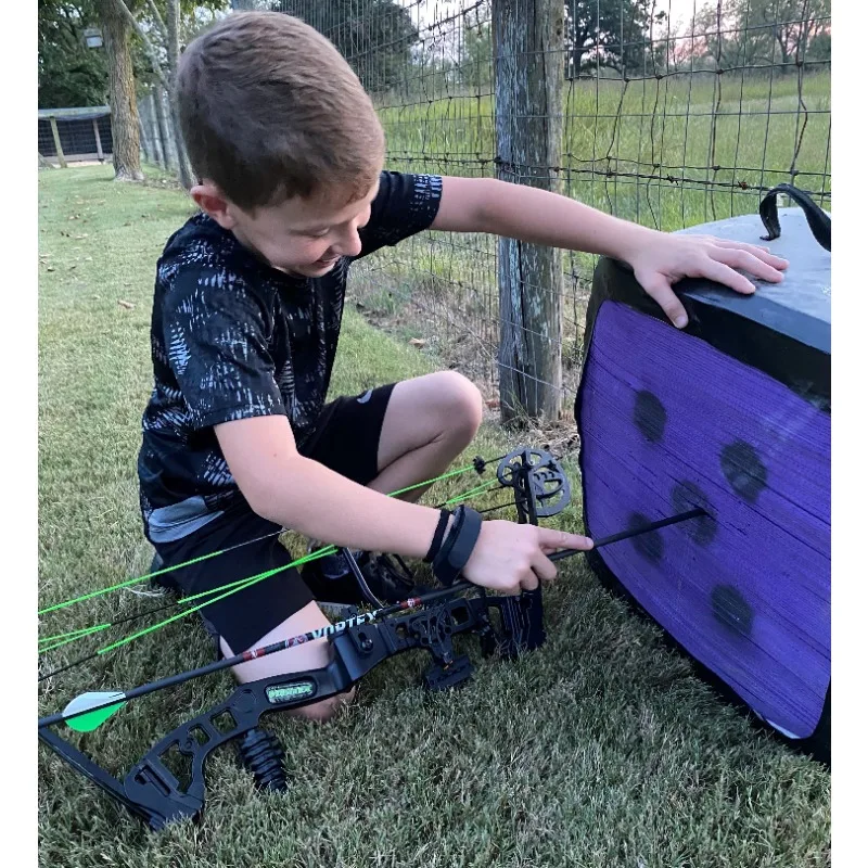 Flecha Barnett Vortex ao ar livre, setas de carbono pré-coradas de 30 polegadas, coluna 400 para arcos de 40 a 60 lb, pacote com 3