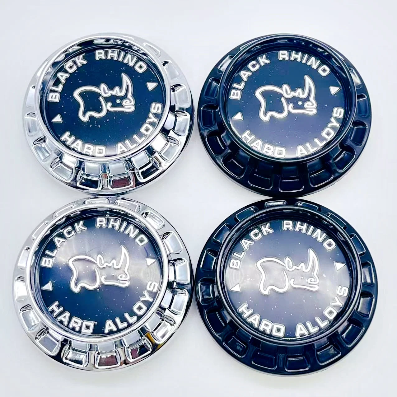 4pcs 3D 67mm For Car emblem Wheel hub Center Cap 45mm Rhinoceros Badge covers sticker Decals Styling accessories