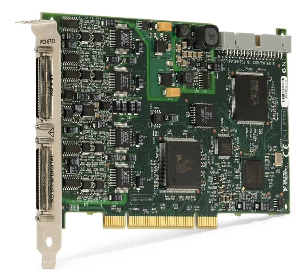 

New NI PCI-6723 Static And Waveform Analog Output Capture Card PXI-6723 - 13-bit, 32 Channels