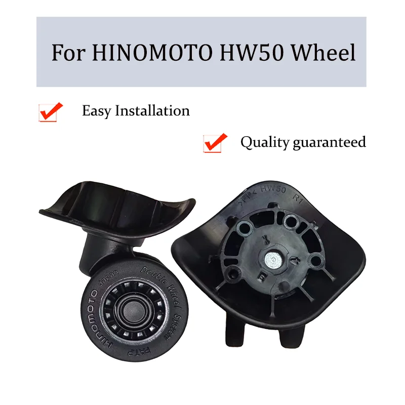 

Suitable For HINOMOTO HW50 Universal Wheel Trolley Case Wheel Replacement Luggage Pulley Sliding Casters wear-resistant Repair