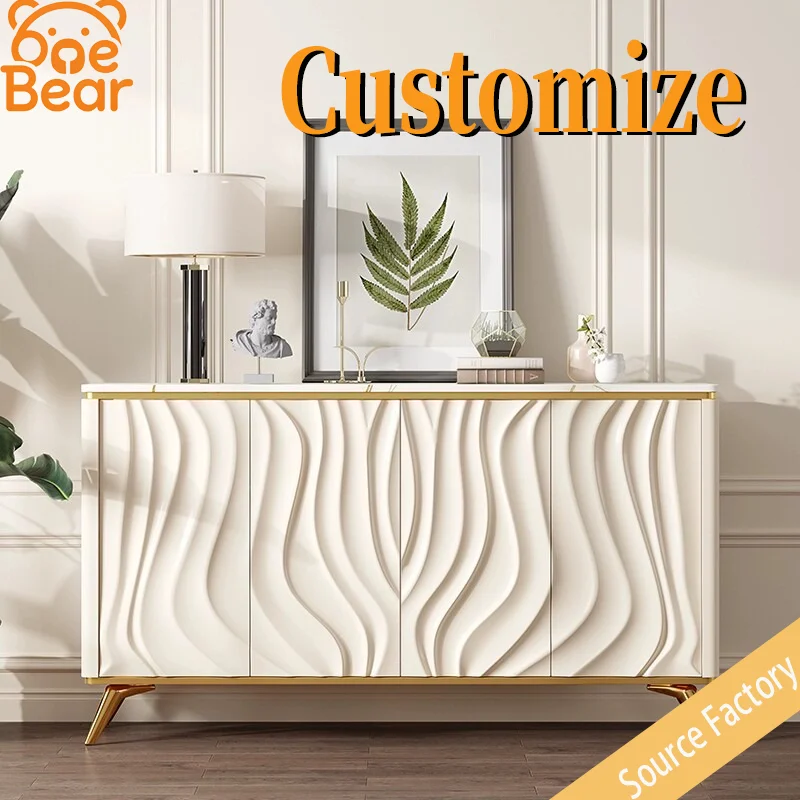 

Luxury style shoe cabinet, entryway cabinet, living room sideboard, decorative storage cabinet, custom-made.