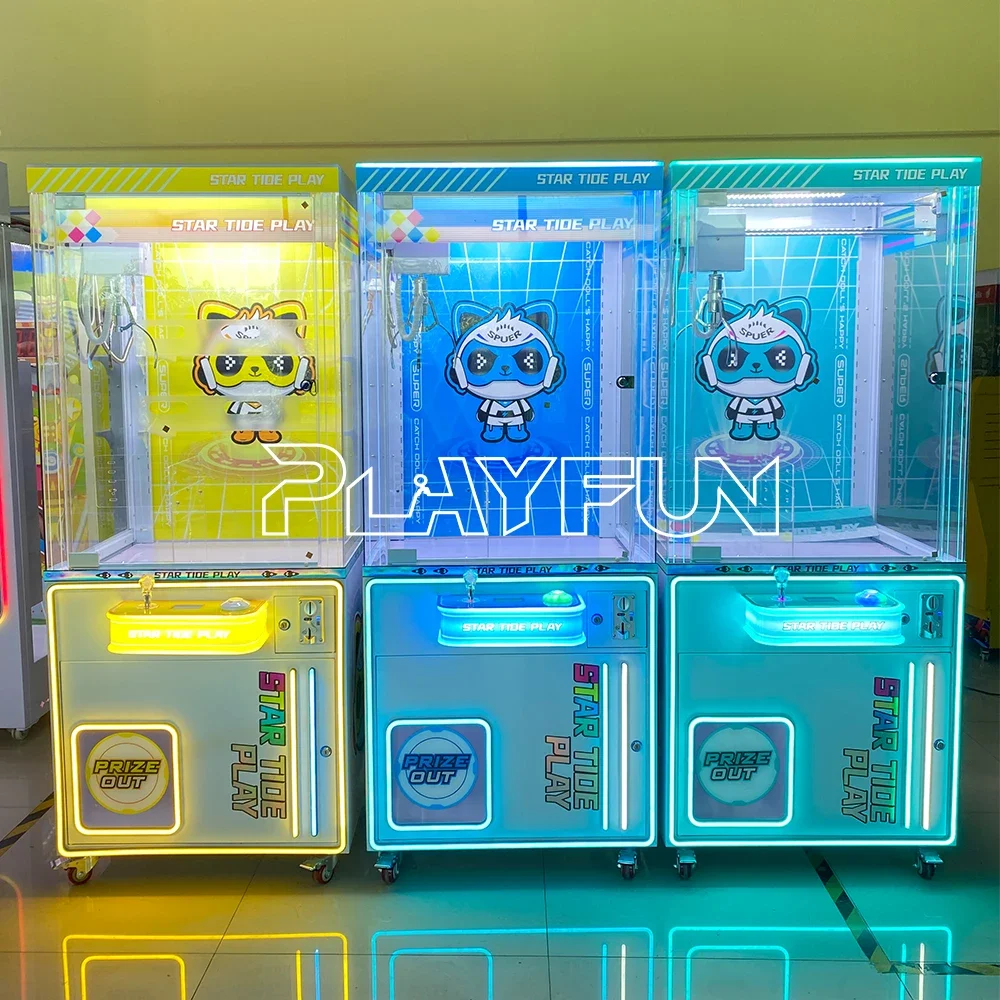 

Игровой автомат с монетоприемником, коготь-кран, игры STAR TIDE PLAY, ловцы НЛО, приз, торговые кукольные машины