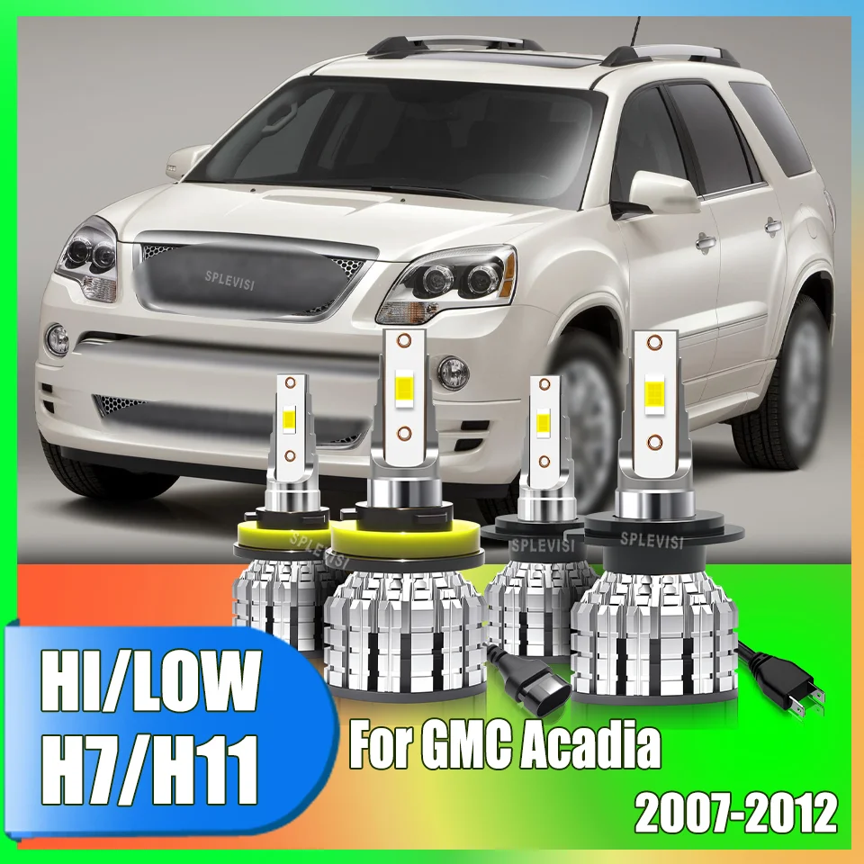

Car LED Headlight High Low Beam Bulb Hologen Replacement – Premium Look & Feel For GMC Acadia 2007 2008 2009 2010 2011 2012