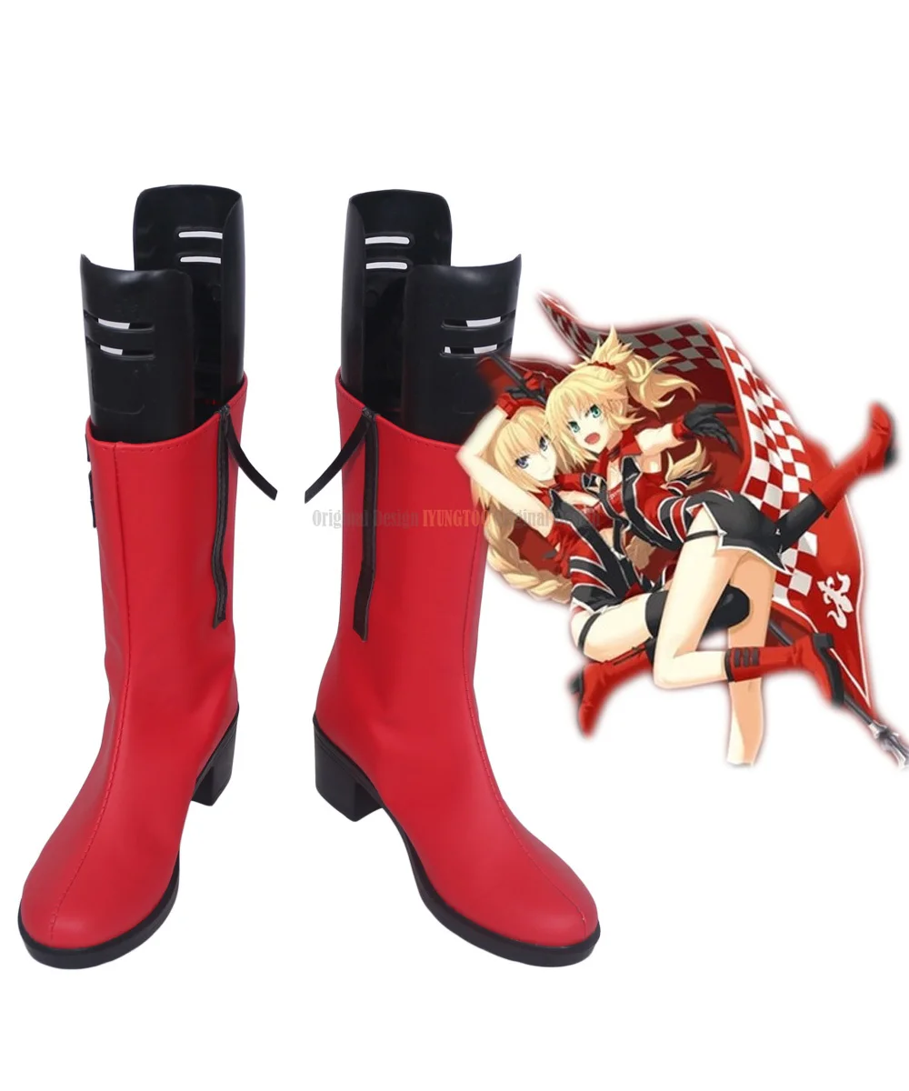 

FGO Jeanne d'Arc Cosplay Fate Grand Order Joan of Arc Cosplay Boots Shoes Custom Made Any Size