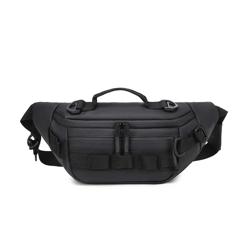 Tactical Cycling Waist Pack Molle System, Fishing Lure Crossbody Storage Pouch for Hunting Hiking Camping Running