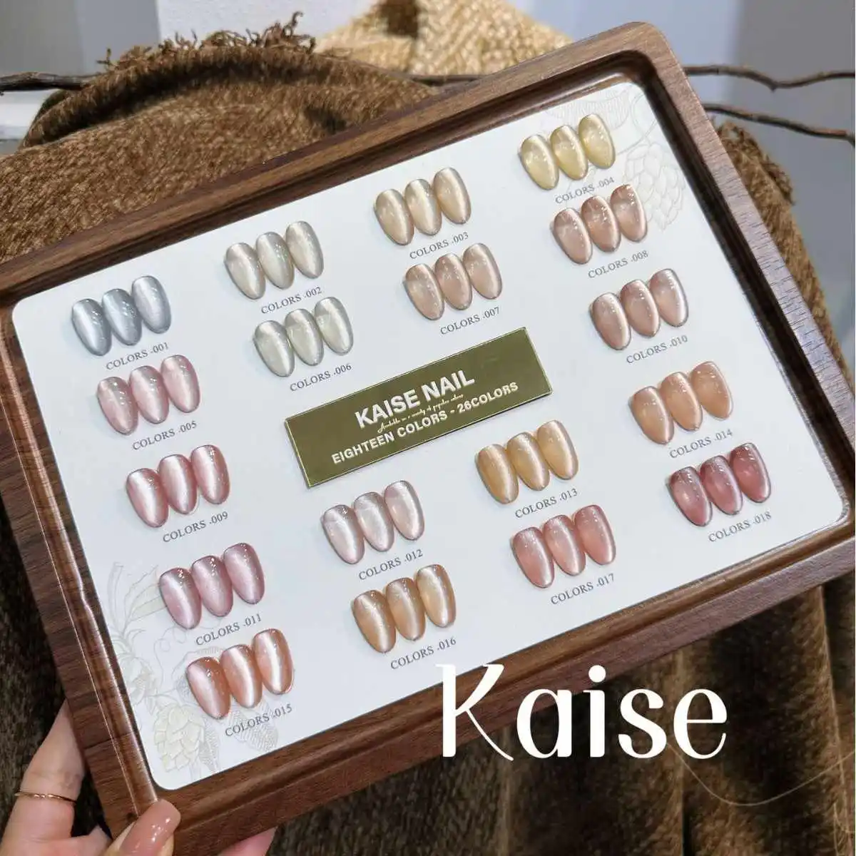

KAISE Multicolor 18 Colors Moonlight Cat Eye Nail Gel Set Nail Salon 2025 New Hot Sale Nail Art Non-toxic UV Gel Wholesale