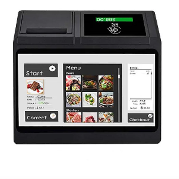 Android 9.0 Pos System with 11.6 Inch Capacitive Touch Screen Bulk 80mm Thermal Printer Terminal
