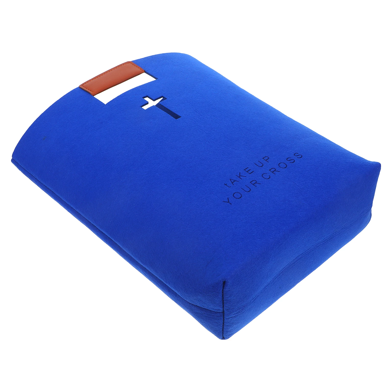 

Felt Tote Bible Bag Reusable Shopping Grocery Holder Travel Storage Case Large Capacity Practical Use Stylish Design