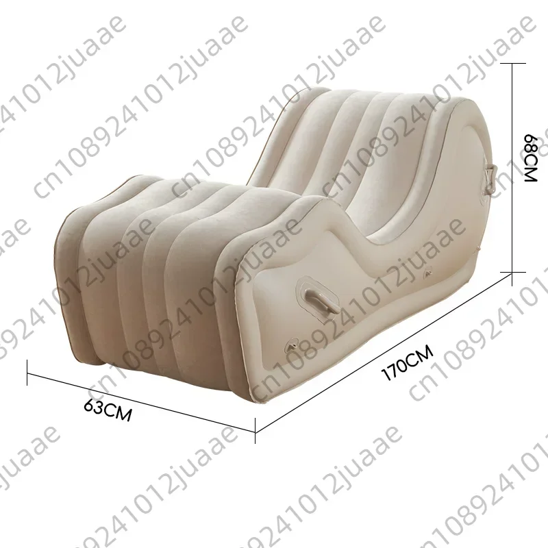 Simple Lazy Sofa Recliner Fully Automatic Outdoor Portable Air Cushion PVC Inflatable Sofa Chair