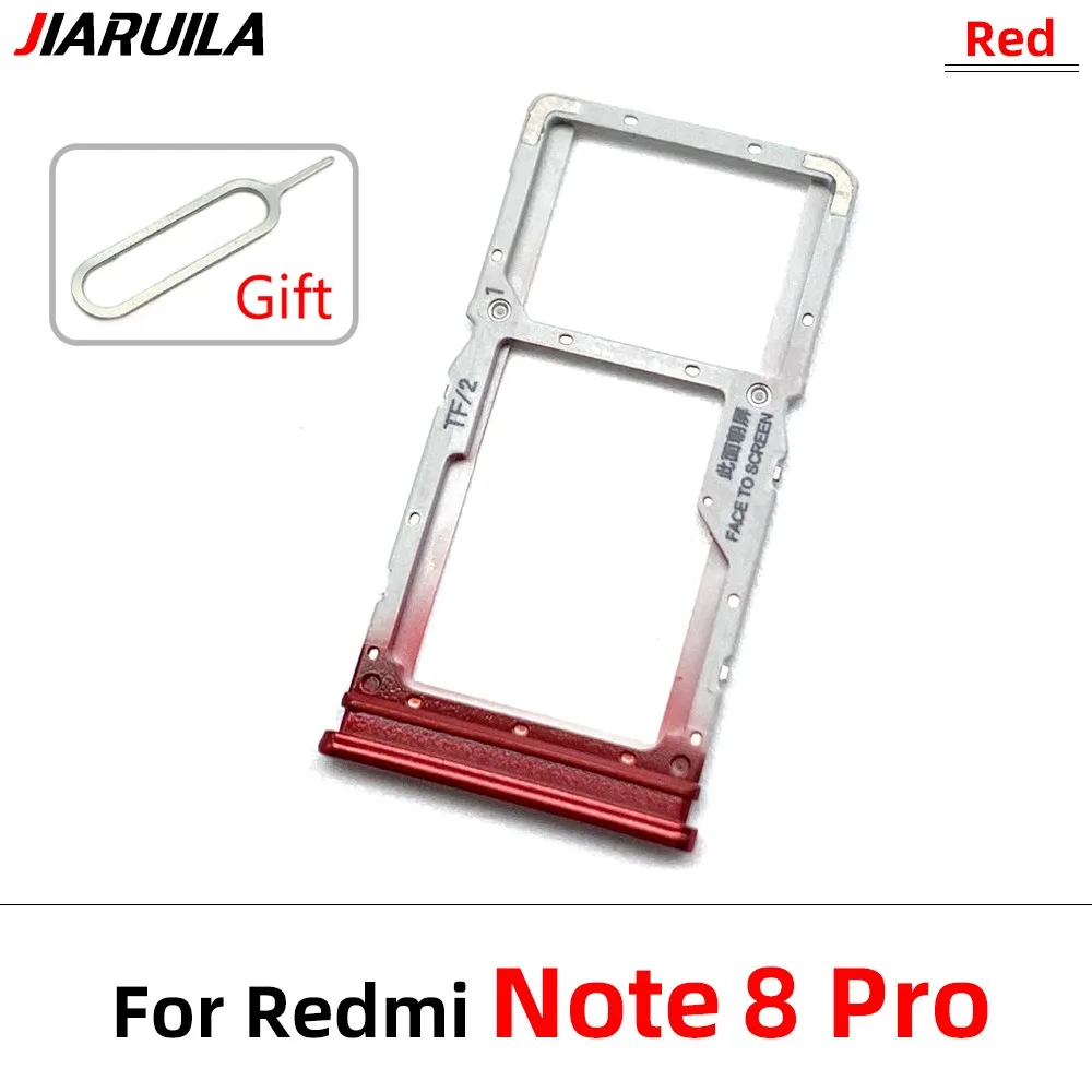 80Pcs，SIM Card Slot SD Card Tray Holder Adapter For Xiaomi Redmi Note 6 7 9 11 Pro Plus 9S 8 10S 10 12 5G 11 4G 11S