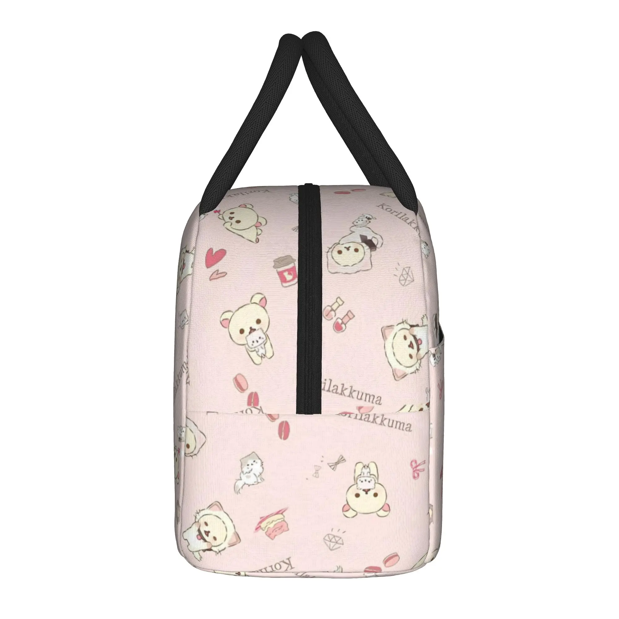 Rilakkuma Korilakkuma Bear Cat Insulated Lunch Bag Leakproof  Meal Container Cooler Bag Lunch Box Tote Work  Travel Men Women