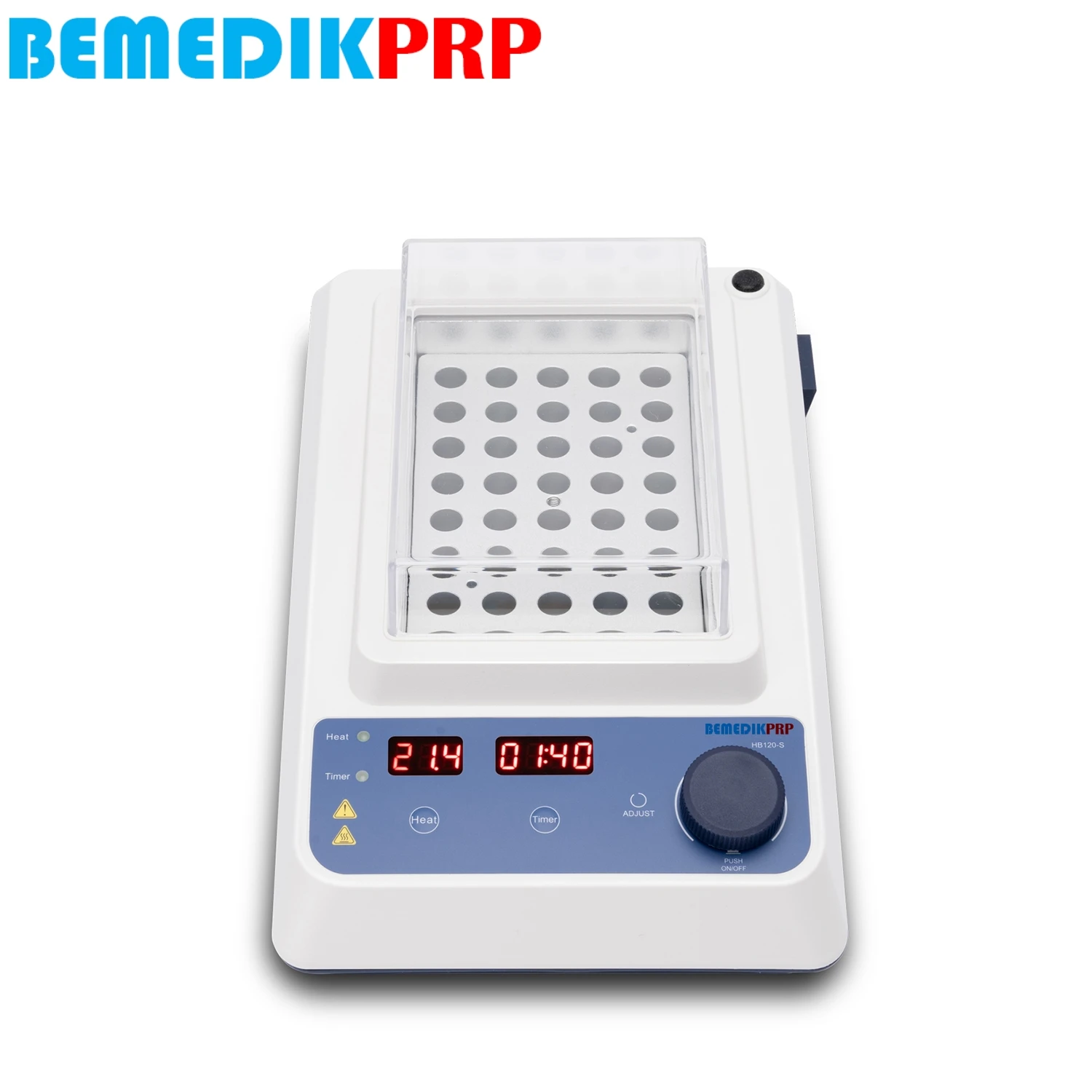 HB120-S Scientific Aluminium Heating Block LED Display Timer Control 15°C-120°C Laboratory Dry Bath Incubator