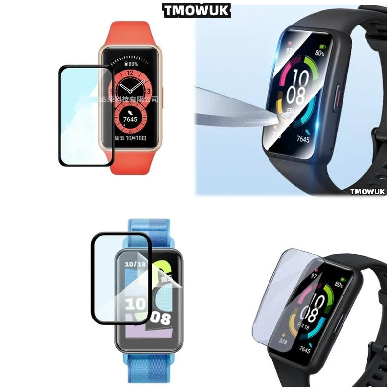 

For Huawei Honor Band 6 7 9 10 Bubble-Free Full Screen Shield