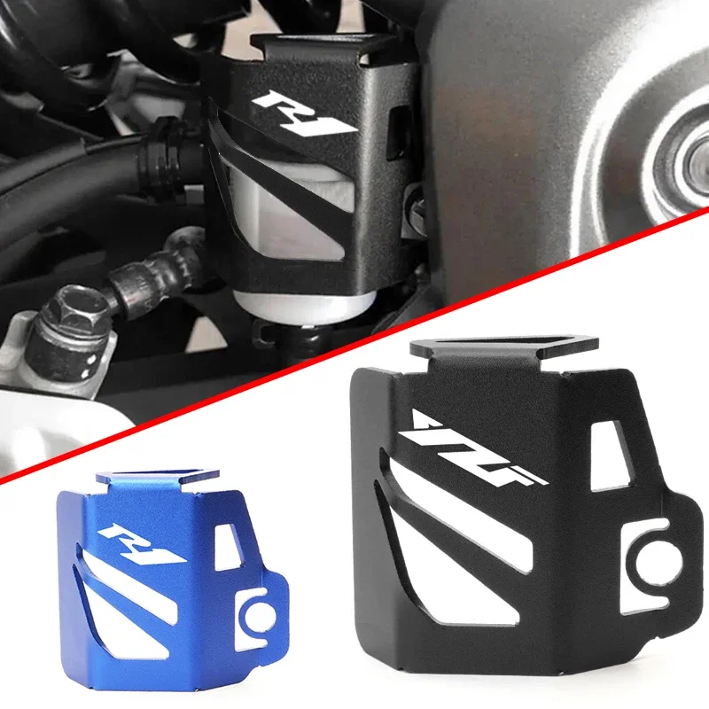 Motorcycle Rear Brake Fluid Reservoir Guard Cover Protector Oil Cup Guard For YAMAMA YZF-R1 YZF-R3 YZF-R6 YZF R1 R3 R6 YZFR1 R1M