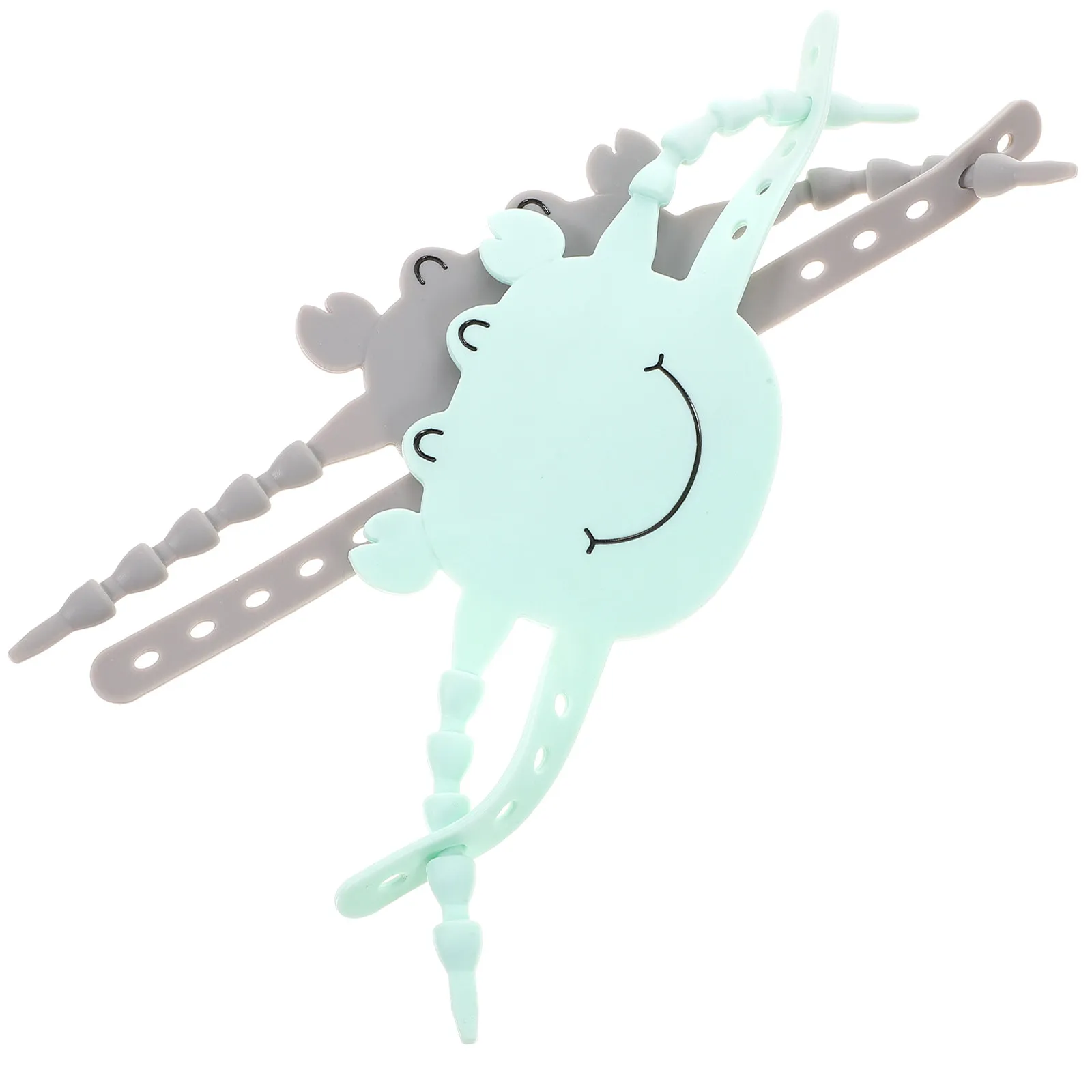 

2Pcs Door Slam Preventer with Strap Fits Indoor Outdoor Knobs Soft Silicone Door Latch Cover for Nursery Library Restaurant