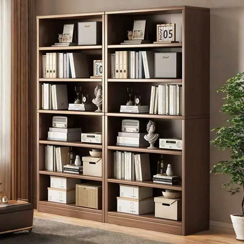 

Modern 6-tier Bookshelf Display Rack Floor-standing Storage Furniture for Home Office Living Room Bedroom Library