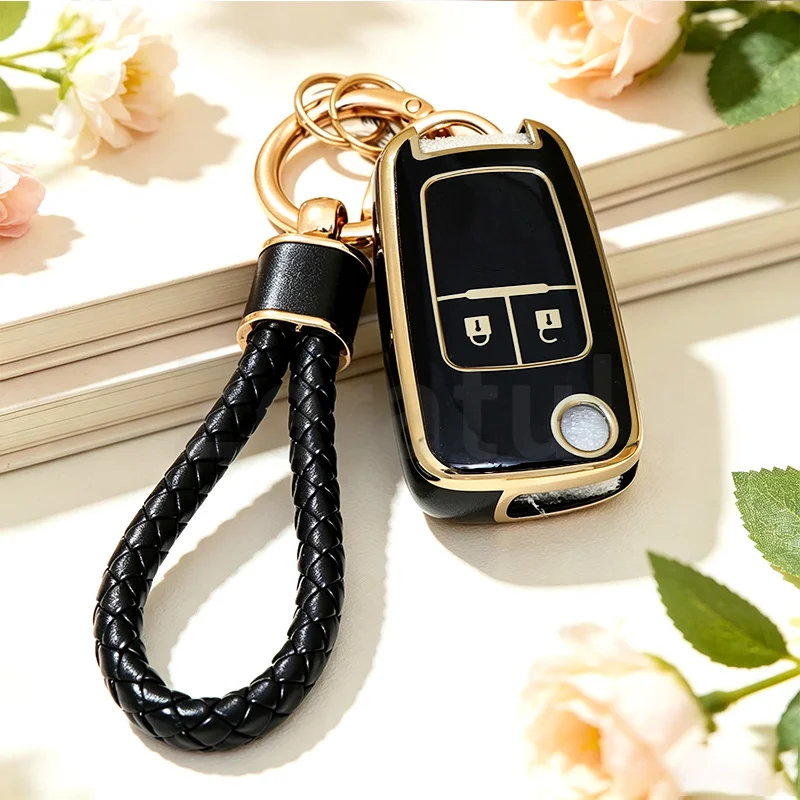 2 Buttons TPU Auto Shell Fob Car Key Case Full Cover For Buick Chevrolet Cruze Opel Vauxhall Insignia Mokka Encore Astra J Corsa