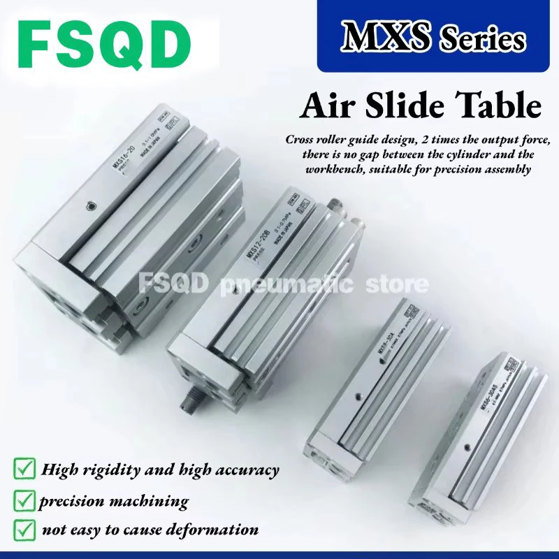 

MXS25-10,20,30,40,50,75,100,125,150,200 ASF ATF BSF BTF AF BF CSF CTF CF Air Slide Table Standard style MXS series