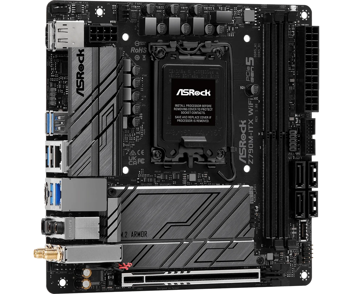 ASROCK Z790M-ITX WiFi Mini-ITXマザーボード Intel Z790 LGA1700 DDR5