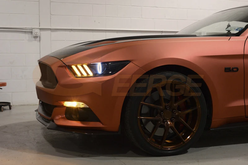 포드 머스탱 2015 2016 2017용 우수한 주간 주행등 초고휘도 COB LED 엔젤 아이즈 키트 헤일로 링