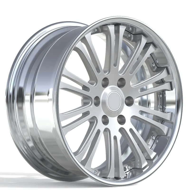 

Silver Forged Car Wheels Spoke Wheel 18 19 20 21 22 Inch 5x114.3 5x112 5x110 5x120 Forged Alloy Rim